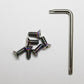 Vertex Titanium Steering Wheel Torx Bolts (Burnt TI)