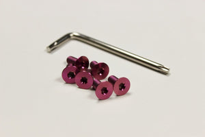 Vertex Titanium Steering Wheel Torx Bolts (Purple / Burnt TI)