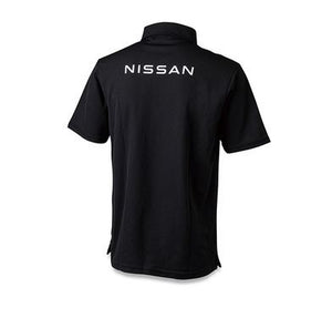 JDM Nissan Button Down Polo Shirt Black