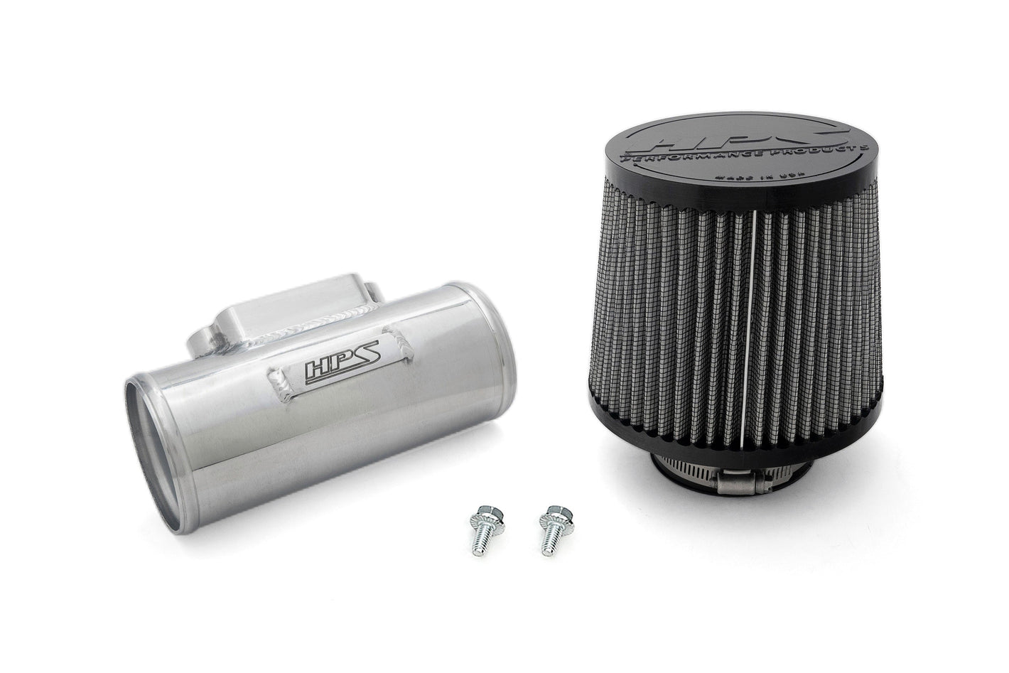 HPS 3 inch MAF Housing Air Intake Tube with HPS Air Filter HPS-4276