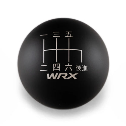 Billetworkz Weighted Shift Knob - 6 Speed WRX Japanese Engraving - Subaru WRX 2015-2025