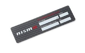 NISMO Carbon Oil Change Plate