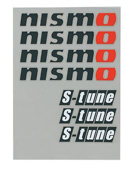 NISMO S-tune Sticker Set Black