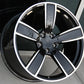 Porsche OE Wheels FF Style 22x10 5x130 Black Machined fit Cayenne S GTS Turbo