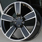 Porsche OE Wheels FF Style 22x10 5x130 Black Machined fit Cayenne S GTS Turbo