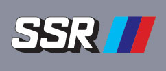 SSR Wheels Decal Small