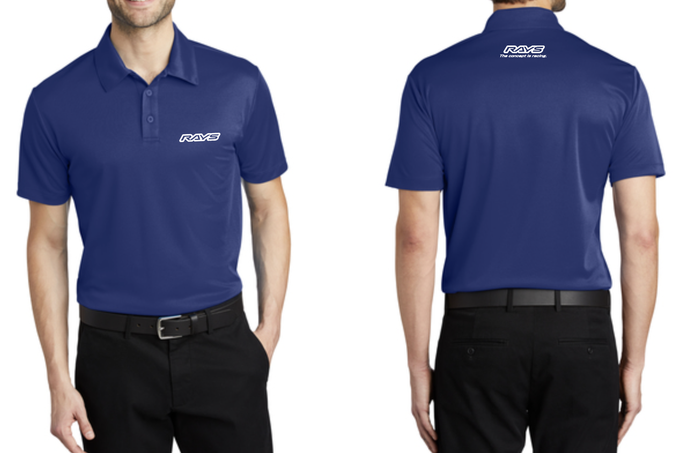 RAYS POLO SHIRT 2324 ROYAL BLUE