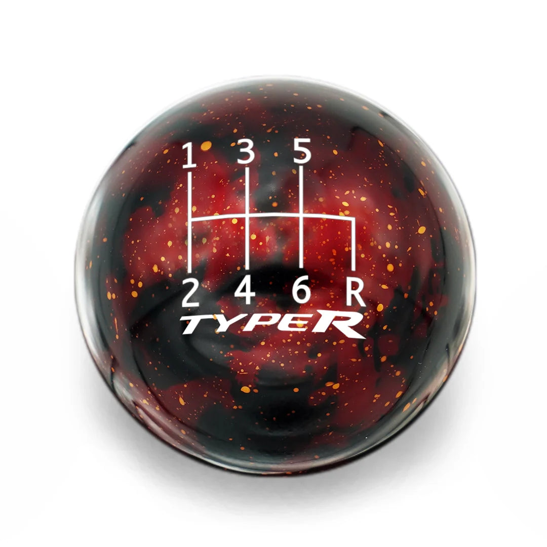 Billetworkz Cosmic Space Shift Knob - 6 Speed Type R Standard Engraving - Honda