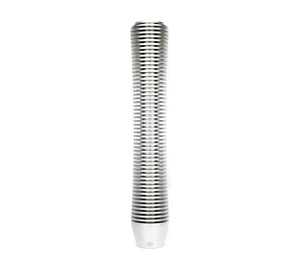NRG Shift Knob Heat Sink Curved Long Silver