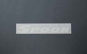 SPOON SPORTS Team Sticker White (300mm)