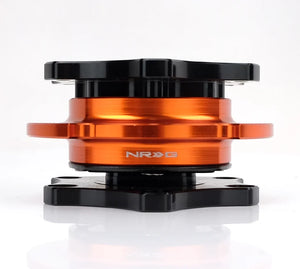 NRG Quick Release - Black Body / Orange Ring SFI SPEC 42.1