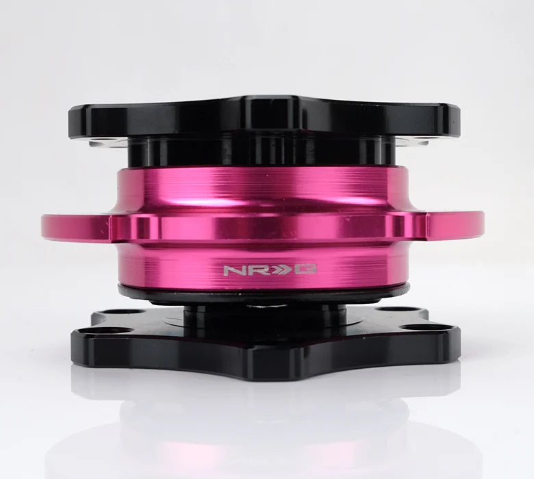 NRG Quick Release Gen 2.0 - Black Body / Pink Ring SFI Spec 42.1