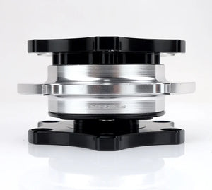 NRG Quick Release SFI SPEC 42.1 - Black Body / Silver Ring