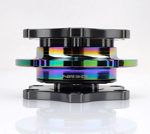NRG Quick Release Gen 2.0 - Gun Metal Body / Neo-Chrome Ring SFI Spec 42.1