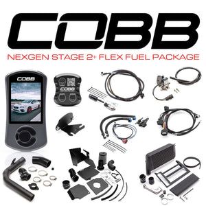Cobb 18-21 Subaru WRX NexGen Stage 2 + CAN Flex Fuel Power Package (SF Intake) - Black