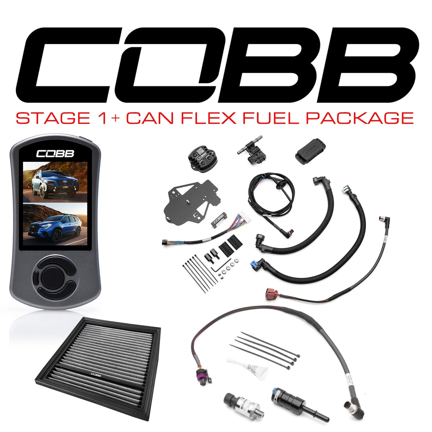 Cobb Subaru Stage 1 + CAN Flex Fuel Power Package 2023-2025 Ascent / Outback XT/Wilderness / Legacy XT/Sport