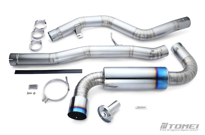 Tomei Expreme Ti Single Exit Full Titanium Exhaust Muffler Kit Type-R 2020+ Toyota Supra