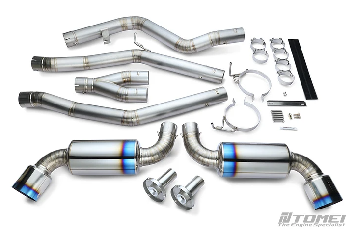 Tomei Expreme Ti Dual Exit Full Titanium Muffler Kit Type-D 2020+ Toyota Supra