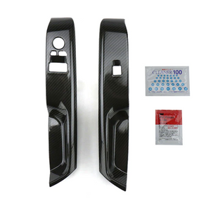 OLM LE Dry Carbon Fiber Door Switch Panel Cover Set - 2020+ A90 Supra