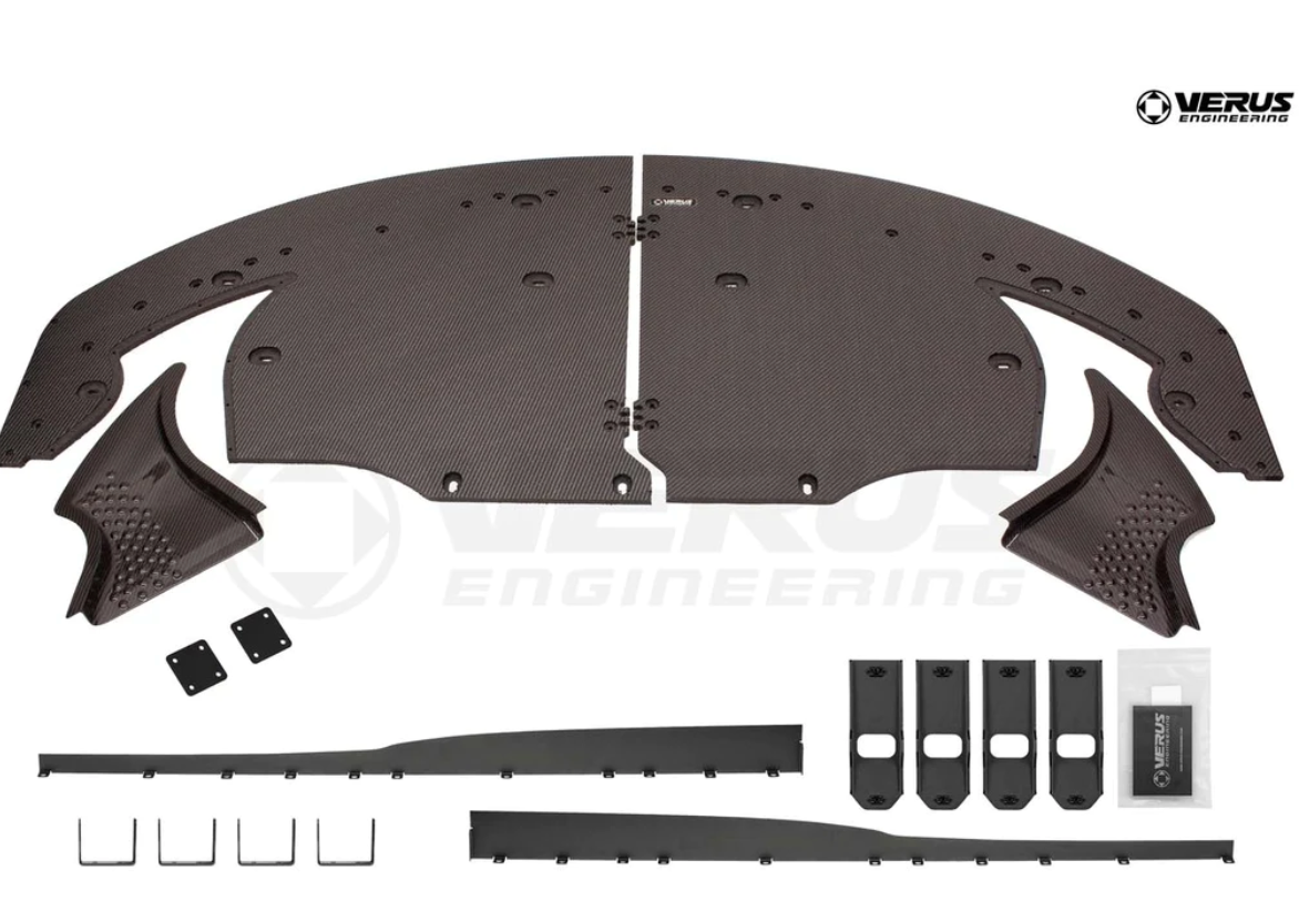 Verus Engineering High Downforce Front Splitter Kit - 2020+ Toyota Supra