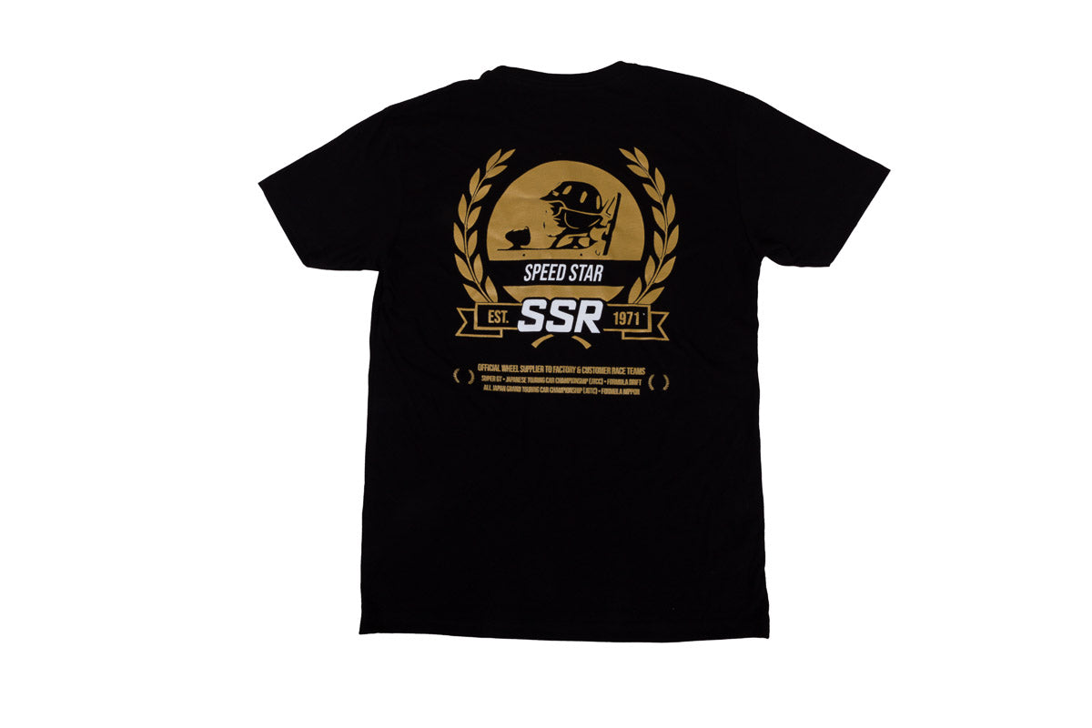 SSR Wheels Gold Crest T-Shirt (Limited Edition)