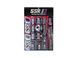 SSR Wheels Vinyl Sticker Sheet