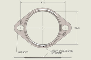COBB 3 Inch 2-Bolt Exhaust Gasket