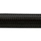 Vibrant -8 AN Black Nylon Braided Flex Hose .44in ID (50 foot roll)