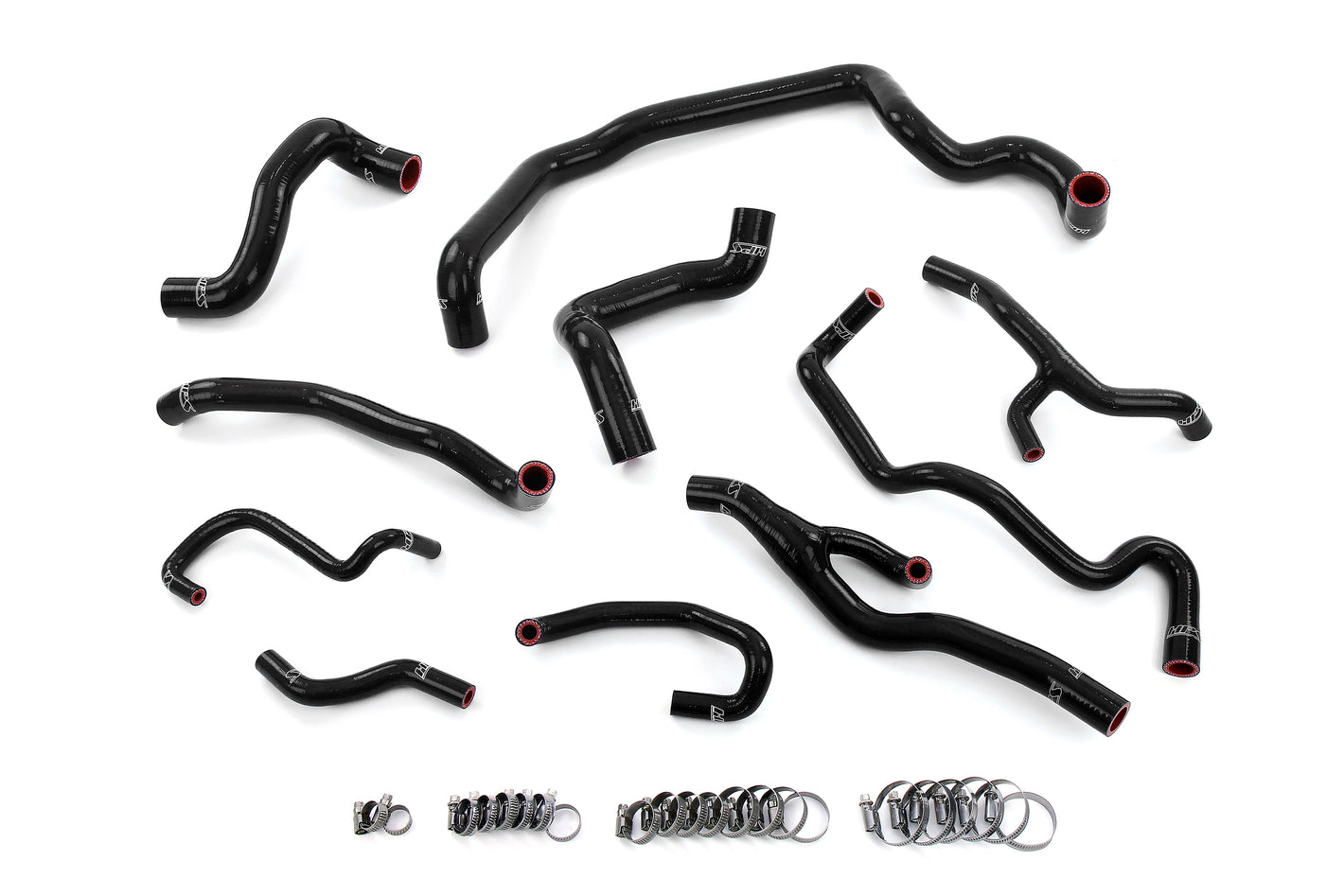 HPS Performance Silicone Hose Kit - Air Intake Hose 57-1998-BLK