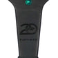 NRG Steering Wheel 1.5in Dish 350mm Black Perforated Leather - Emerald Stitching - Reinforced Spoke