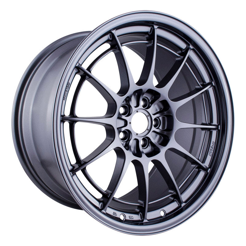 Enkei NT03+M 18x9.5 5x114.3 27mm Offset 72.6mm Bore Gunmetal Wheel