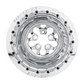 Weld Alpha-1 15x10 / 5x4.75 BP / 5in. BS Polished Wheel - Polished Double Beadlock MT