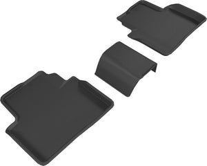 3D MAXpider Kagu 2nd Row Floormats - Black 2016-2021 Honda Civic