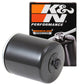 K&N Harley Davidson / Buell 3in OD x 4.063in H Black Oil Filter