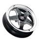 Weld S155 18X5 Ventura Drag 5X120.65 ET-23 BS2.1 Gloss Black MIL Dia 78.1