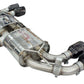 Invidia 2022+ Volkswagen Golf R MK8 76mm R400 Valved Cat Back Exhaust Straight Cut Black Tips