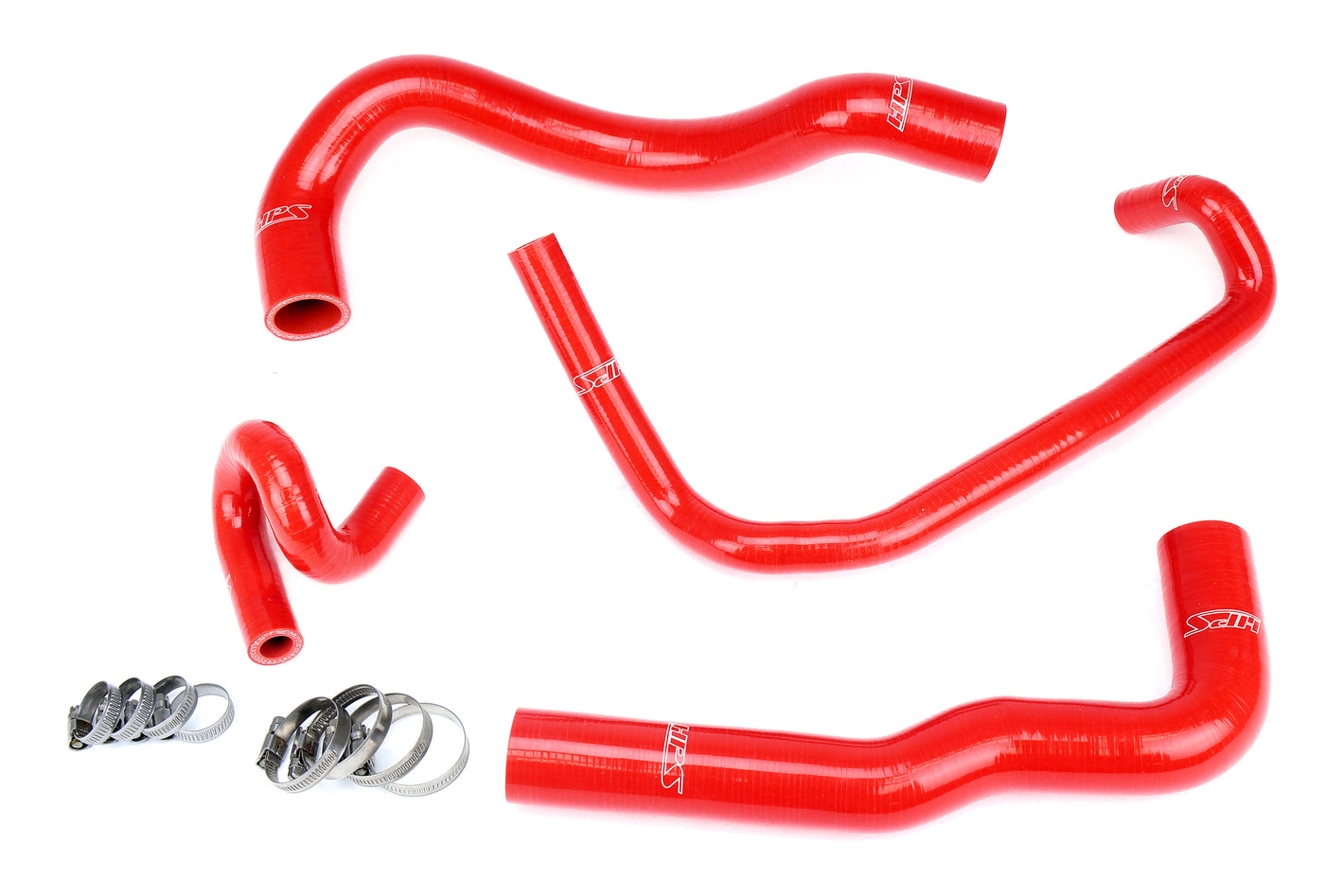 HPS Red Silicone Radiator Coolant Hose Kit Lexus 2001-2005 Lexus IS300 with 1JZ-GTE Swap