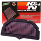 K&N 00-03 Suzuki GSXR6GSXR750 750 / 01-04 GSXR1000 1000 / 01-03 GSXR600 600 Replacement Air Filter