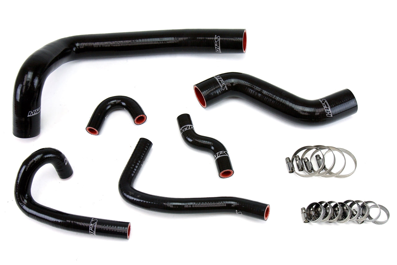 HPS Performance Silicone Hose Kit - Radiator and Heater Hose 57-1491-BLK