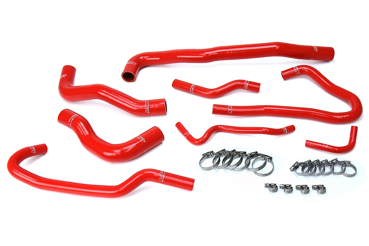 HPS Performance Silicone Hose Kit - Radiator and Heater Hose 57-1546-RED