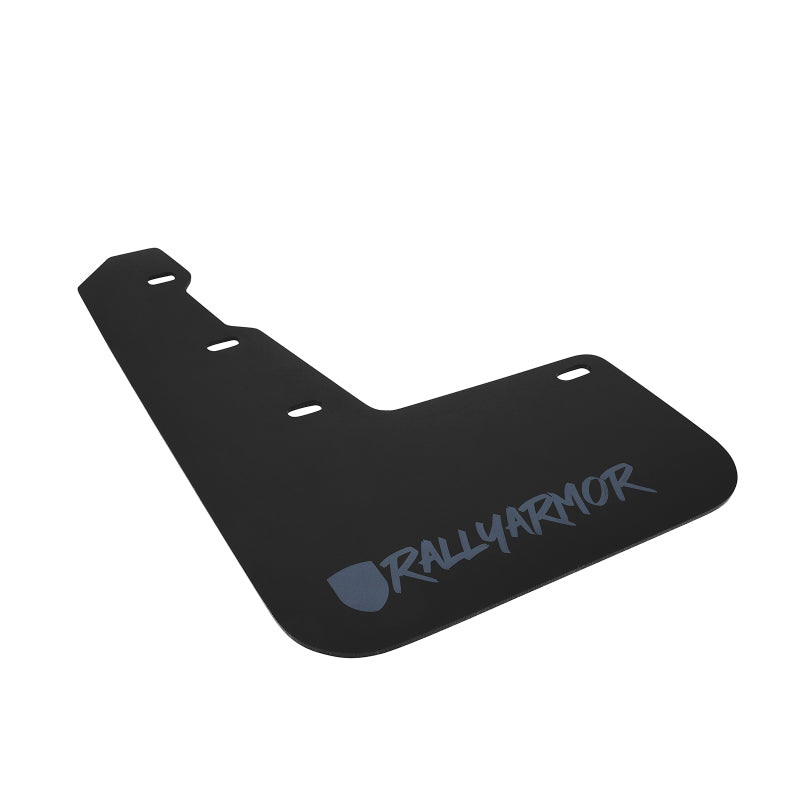 Rally Armor UR Black Mud Flap w/ Grey New Era Logo 2015-2021 WRX / 2015-2021 STI