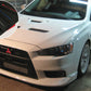 Rally Armor 08-17 Mitsubishi EVO X Black UR Mud Flap w/ Silver Logo