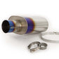 GReddy - Universal Titanium Oval Muffler 2.5in ID Muffler Inlet