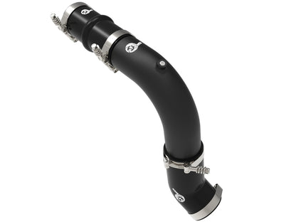 aFe BladeRunner 3in Aluminum Hot Charge Pipe BlackRAM Diesel Trucks 25-26 L6-6.7L (td)