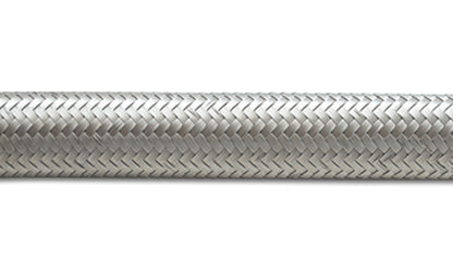 Vibrant -8 AN SS Braided Flex Hose (2 foot roll)