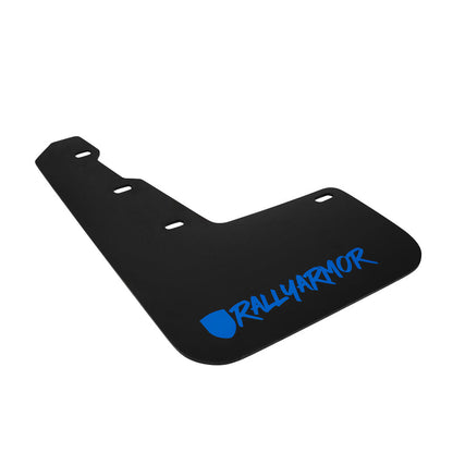 Rally Armor UR Black Mud Flap w/ Blue New Era Logo 2015-2021 WRX / 2015-2021 STI