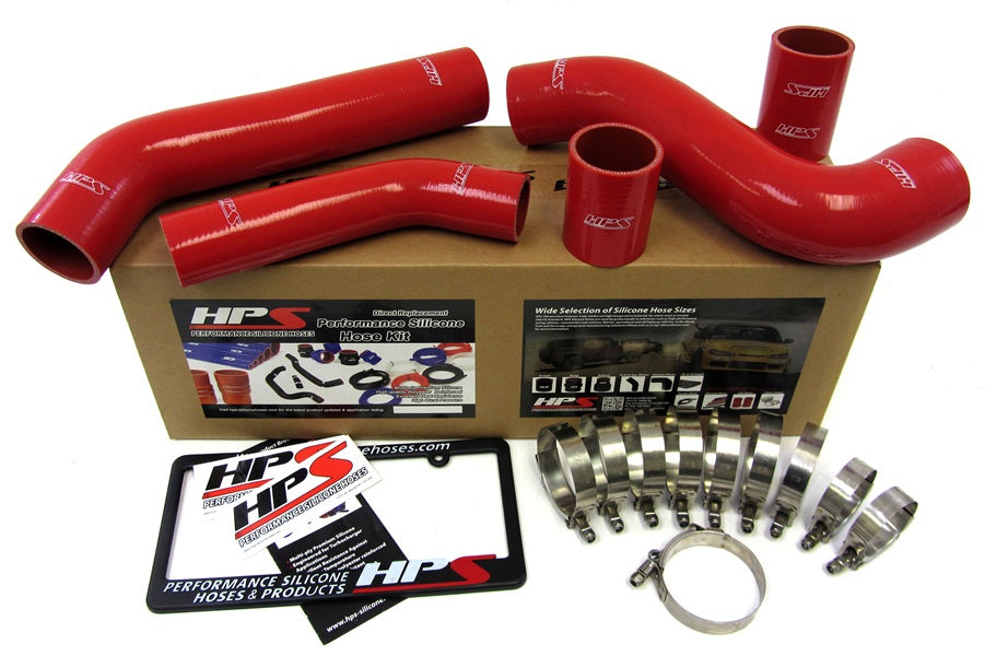 HPS Performance Silicone Hose Kit - Intercooler Hose Boot 57-1228-RED