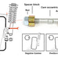 H&R TC210 Triple Camber Adjustment Bolts - 10mm