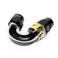 GReddy AN08 STRAIGHT HOSE END SWIVEL BLACK/GOLD ANODIZED