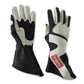 RaceQuip SFI-5 Gray/Black Small Long Angle Cut Glove